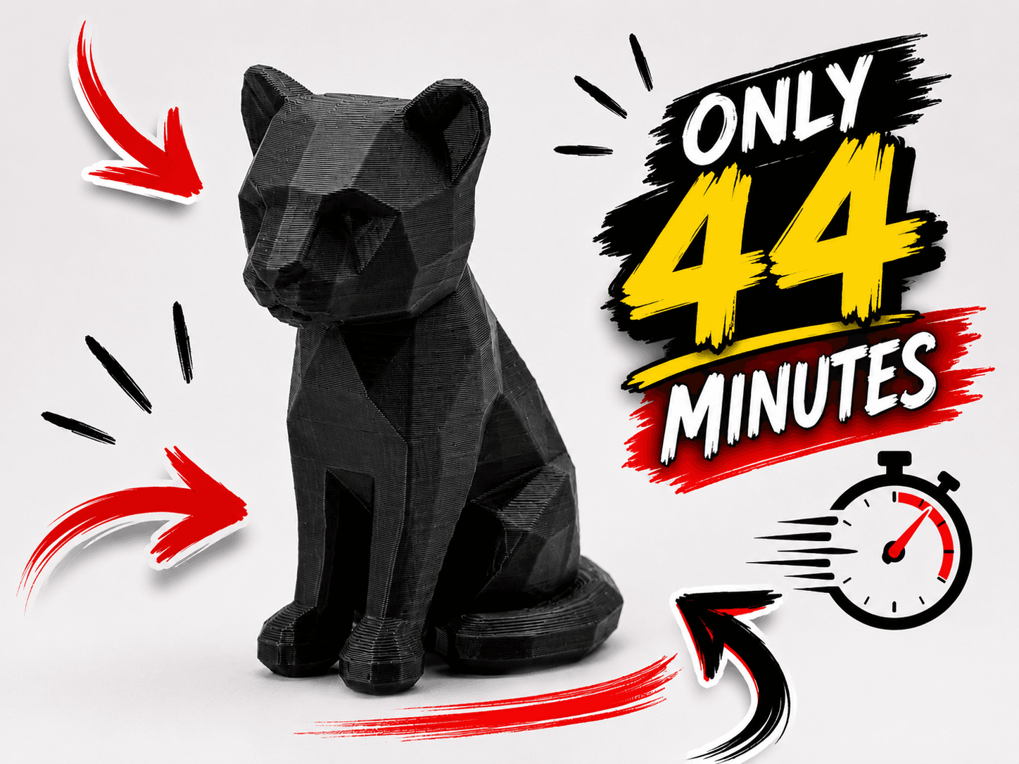 Low Poly Panther Cub