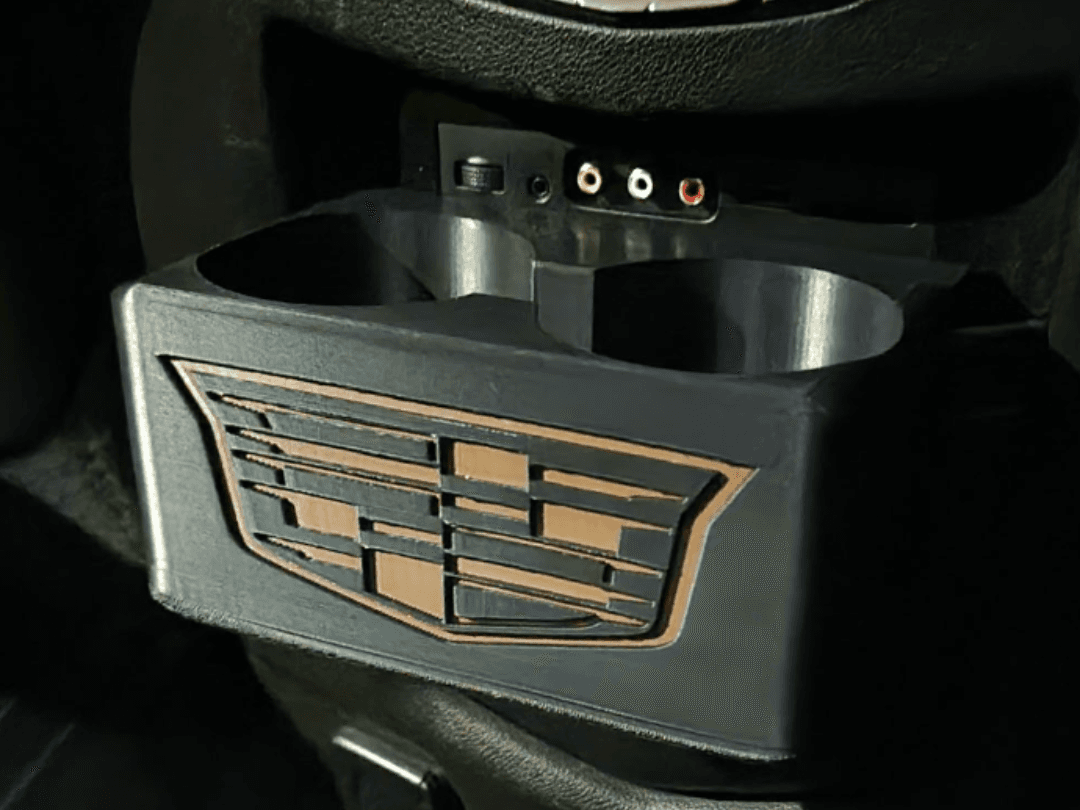 Rear Console 40oz Tumbler Cup Holder Caddy
