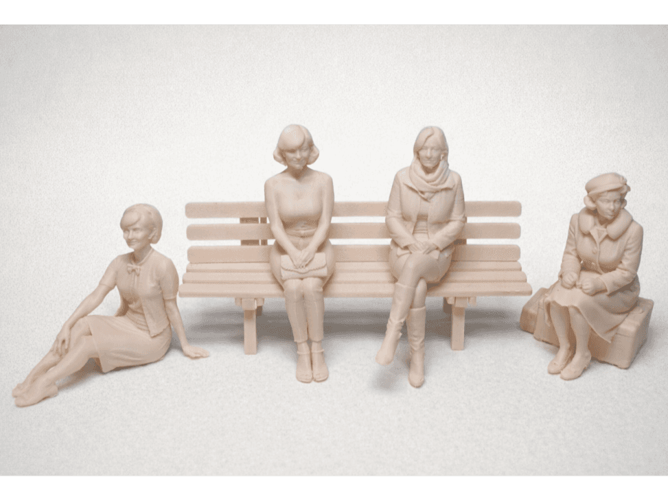 Sitzfiguren-Set Vintage-Stil LGB-Gartenbahn 1:22,5