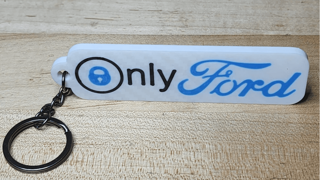 Only Ford Fans Keychain