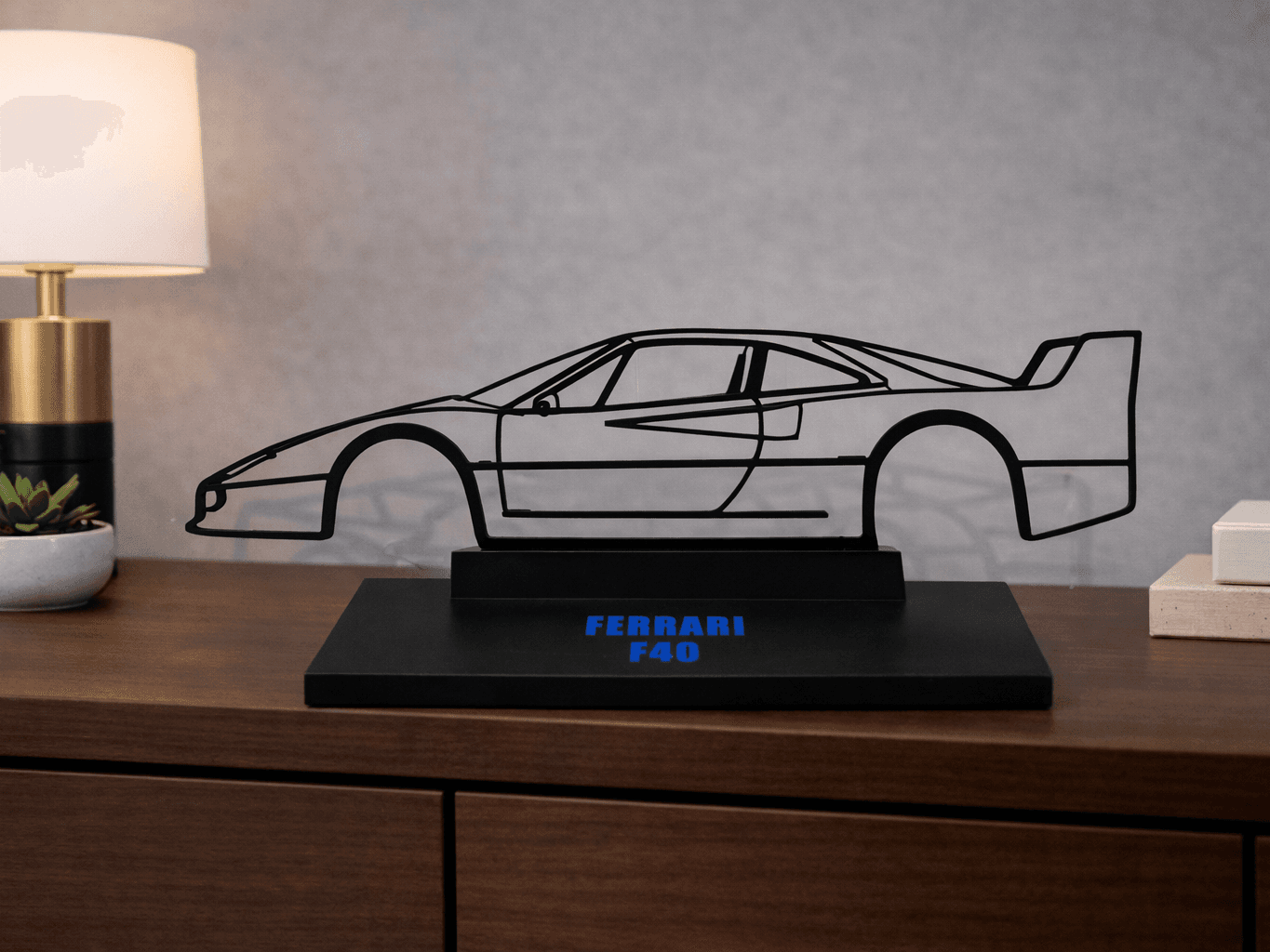 Silhouette Ferrari F40
