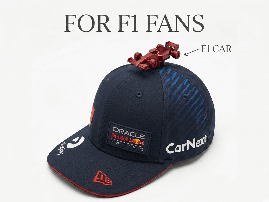 F1 Cap Clip: Custom Formula Car Mount