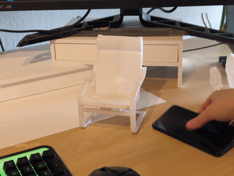 IKEA POÄNG Phone Stand | Mini Handyhalterung