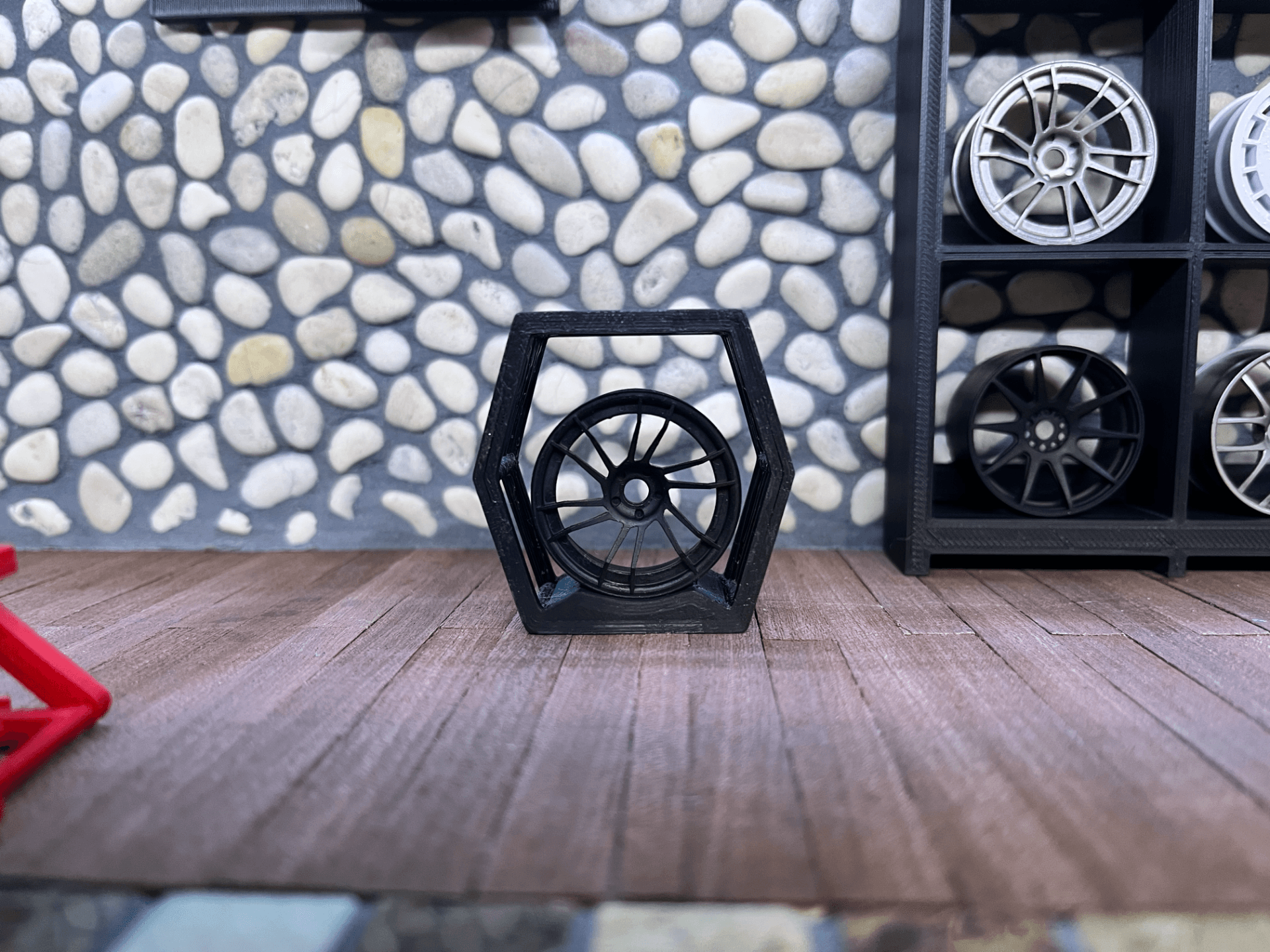 exhibitor rim wheels 1:18 diorma miniatura diecast