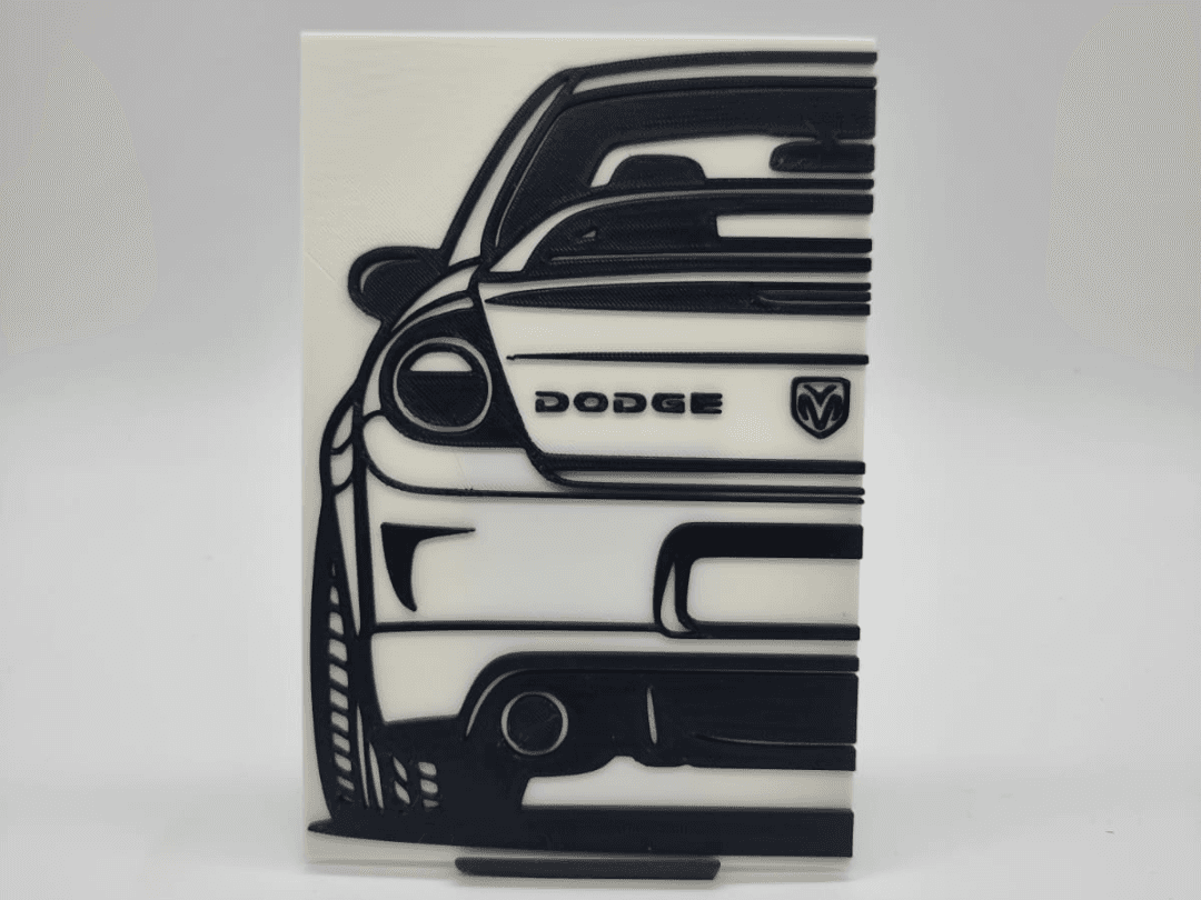 2D Wall Art Dodge Neon SRT4