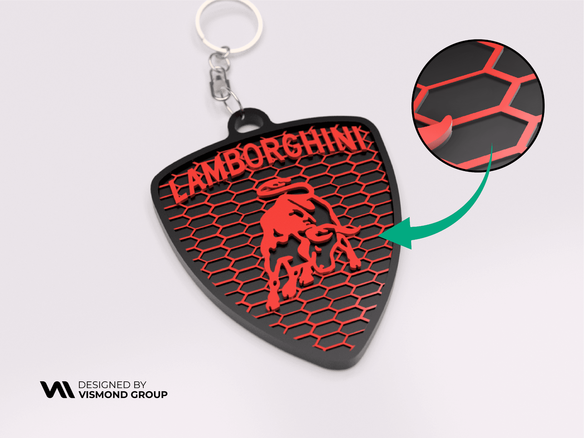 Lamborghini Keychain