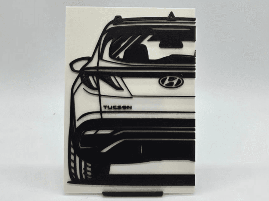 2D Wall Art Hyundai Tucson NX4 2021