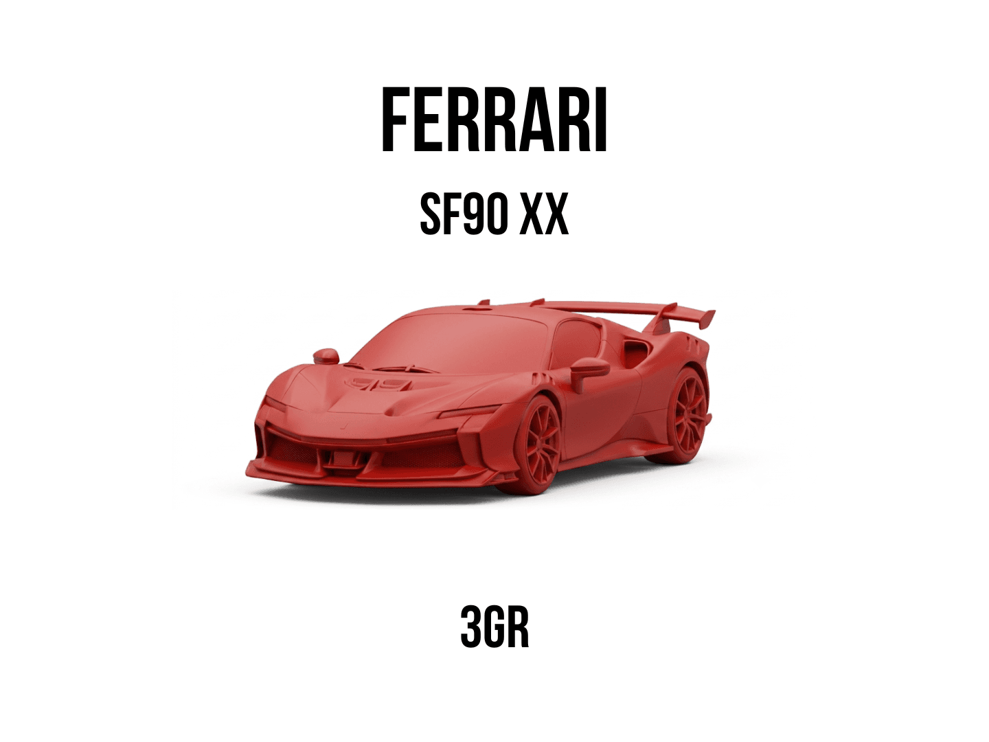 Tiny Ferrari SF90 XX