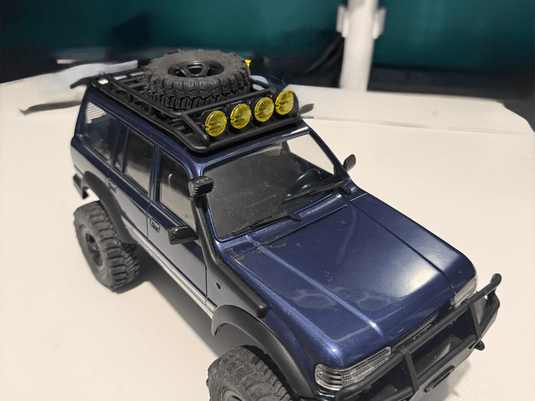 FCX18 LC80 Roof Wheel Mount - Toyota Landcruiser