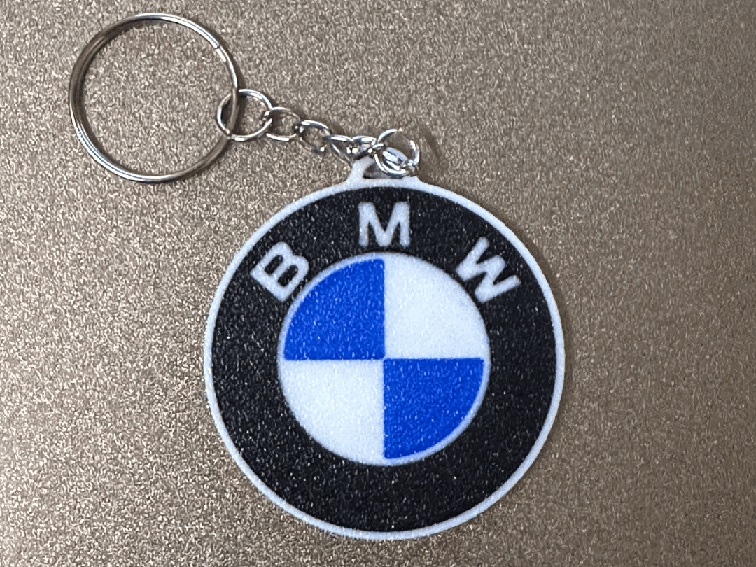 Portachiavi Logo BMW–Emblema Circolare Multicolore