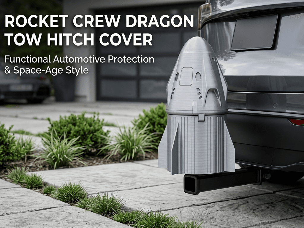 Crew Dragon Spacecraft Tow Hitch Cover