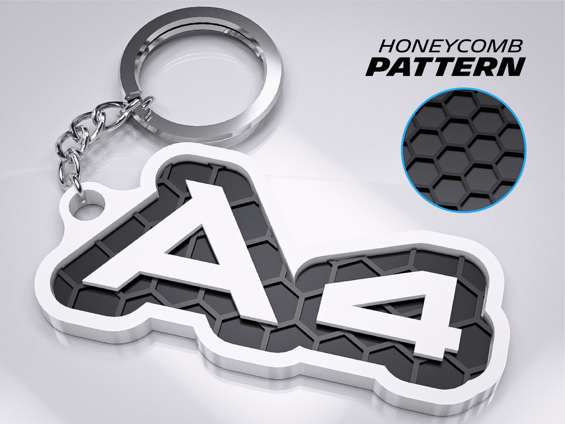Audi A4 Keychain