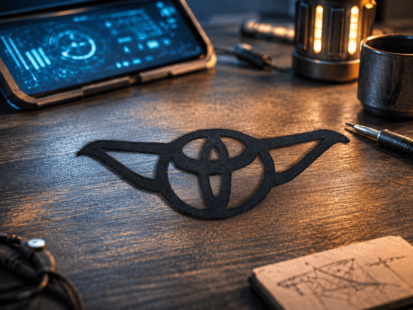 Toyoda keychain logo