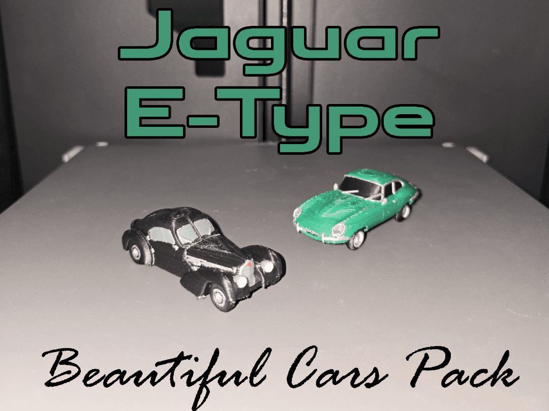 Bugatti 57SC Atlantic - Jaguar E-Type Car Pack