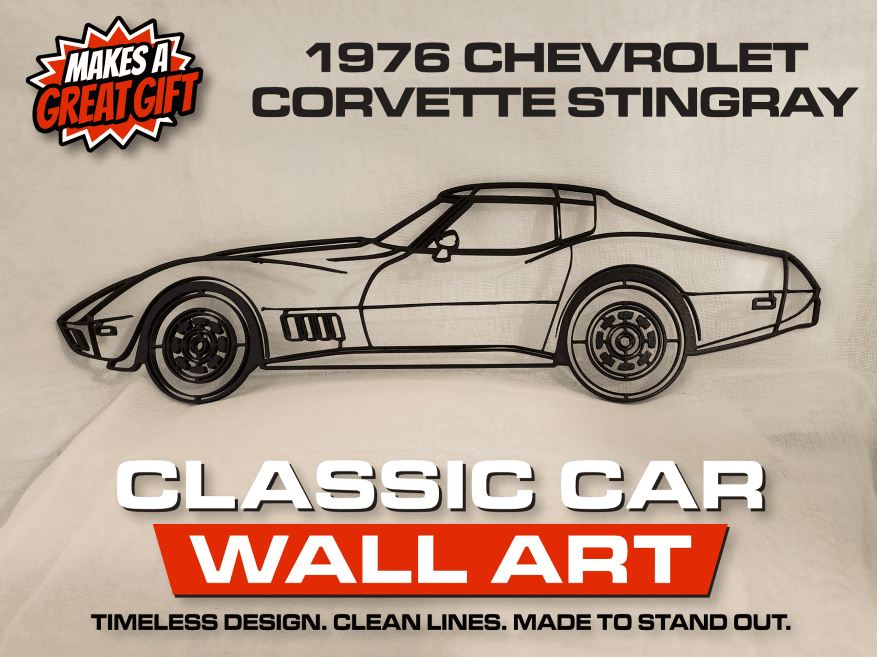 1976 Corvette Stingray Wall Art