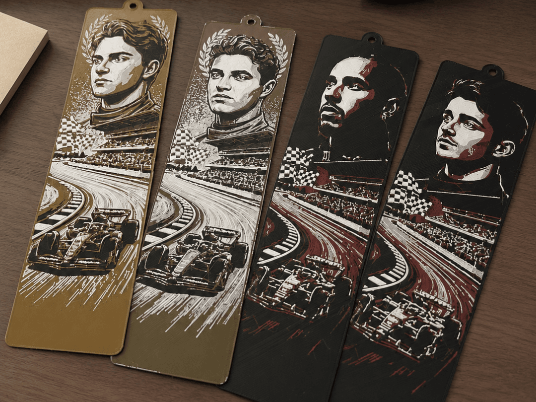 F1 Bookmarks [Oscar Piastri, Lewis Hamilton]
