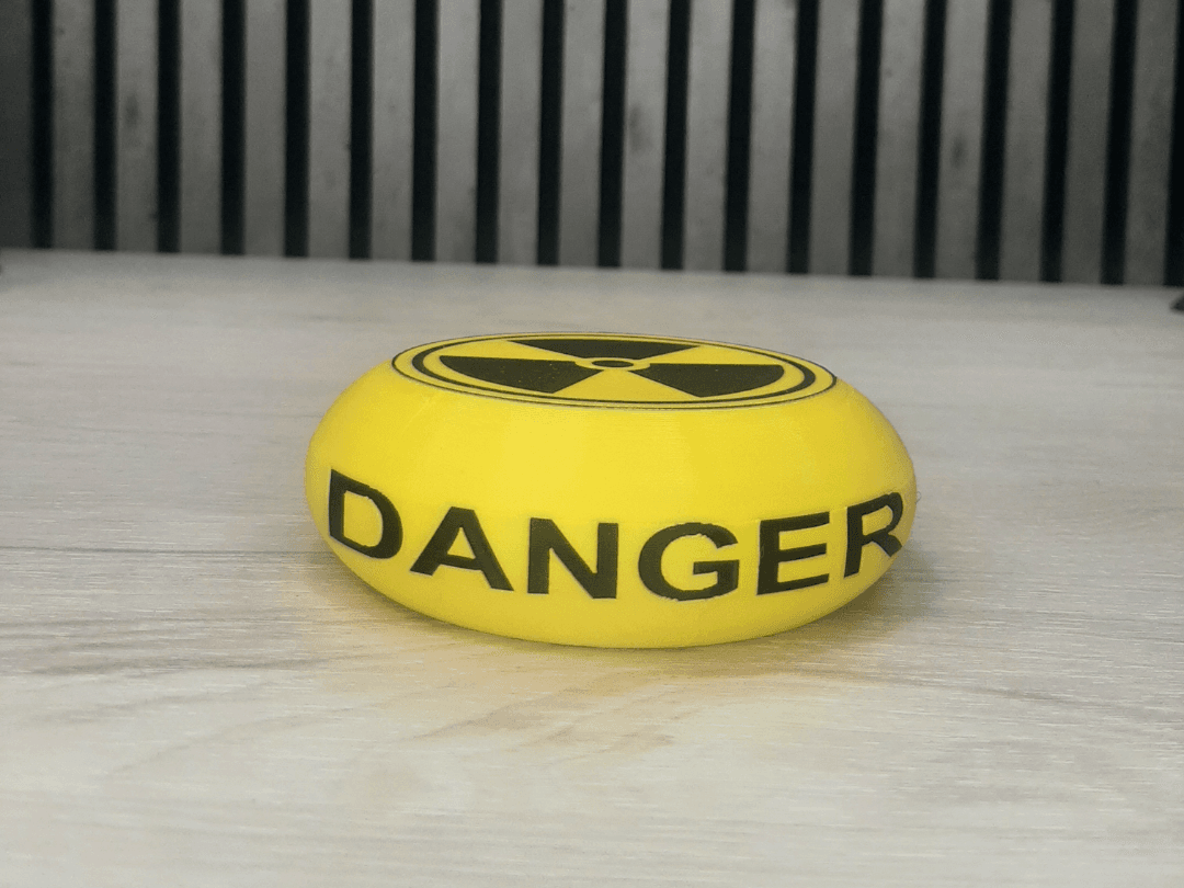 Danger Emergency Push Button | Fun Desk Toy