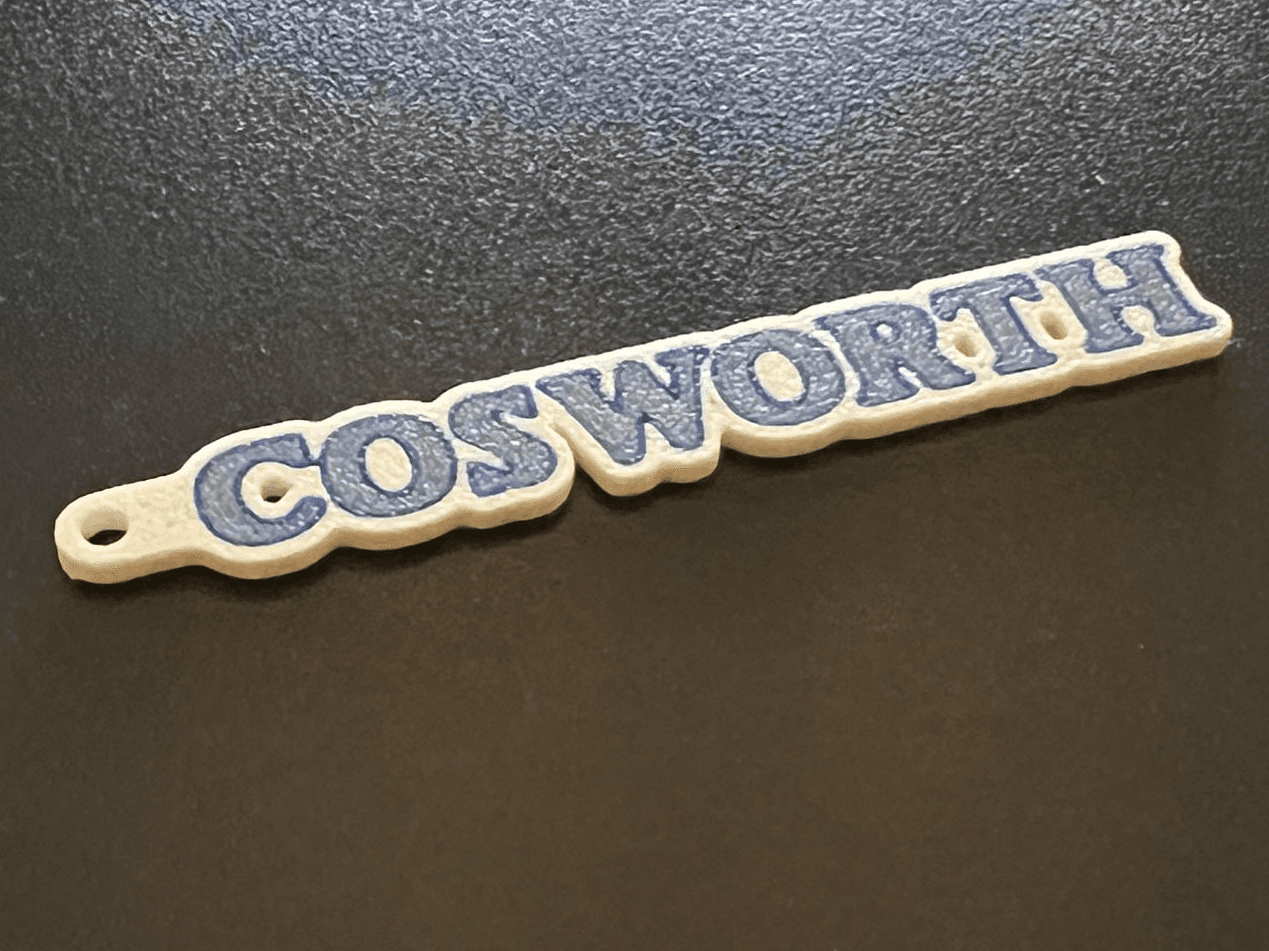 Cosworth keychain 