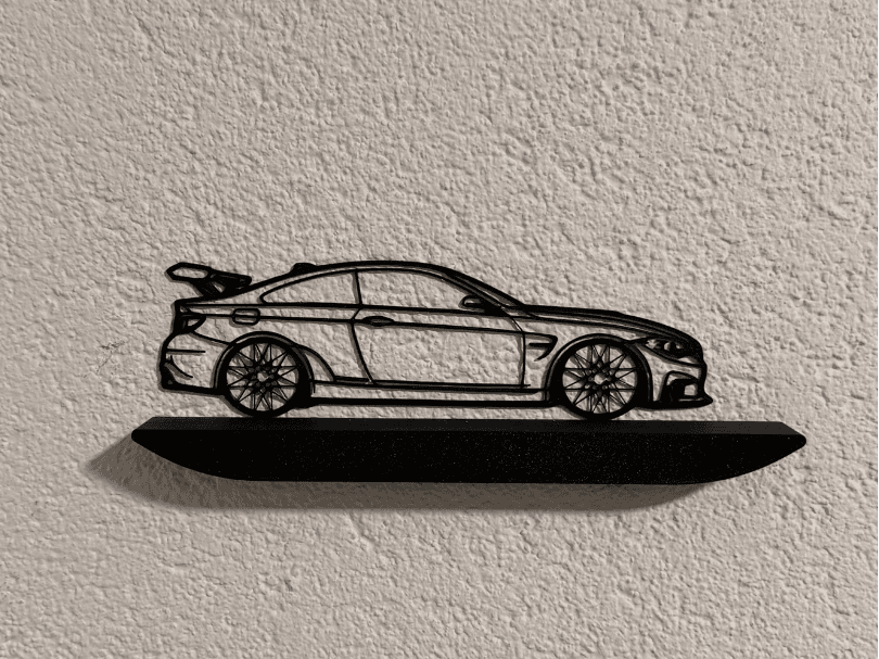 BMW M4 GTS F82 wallart