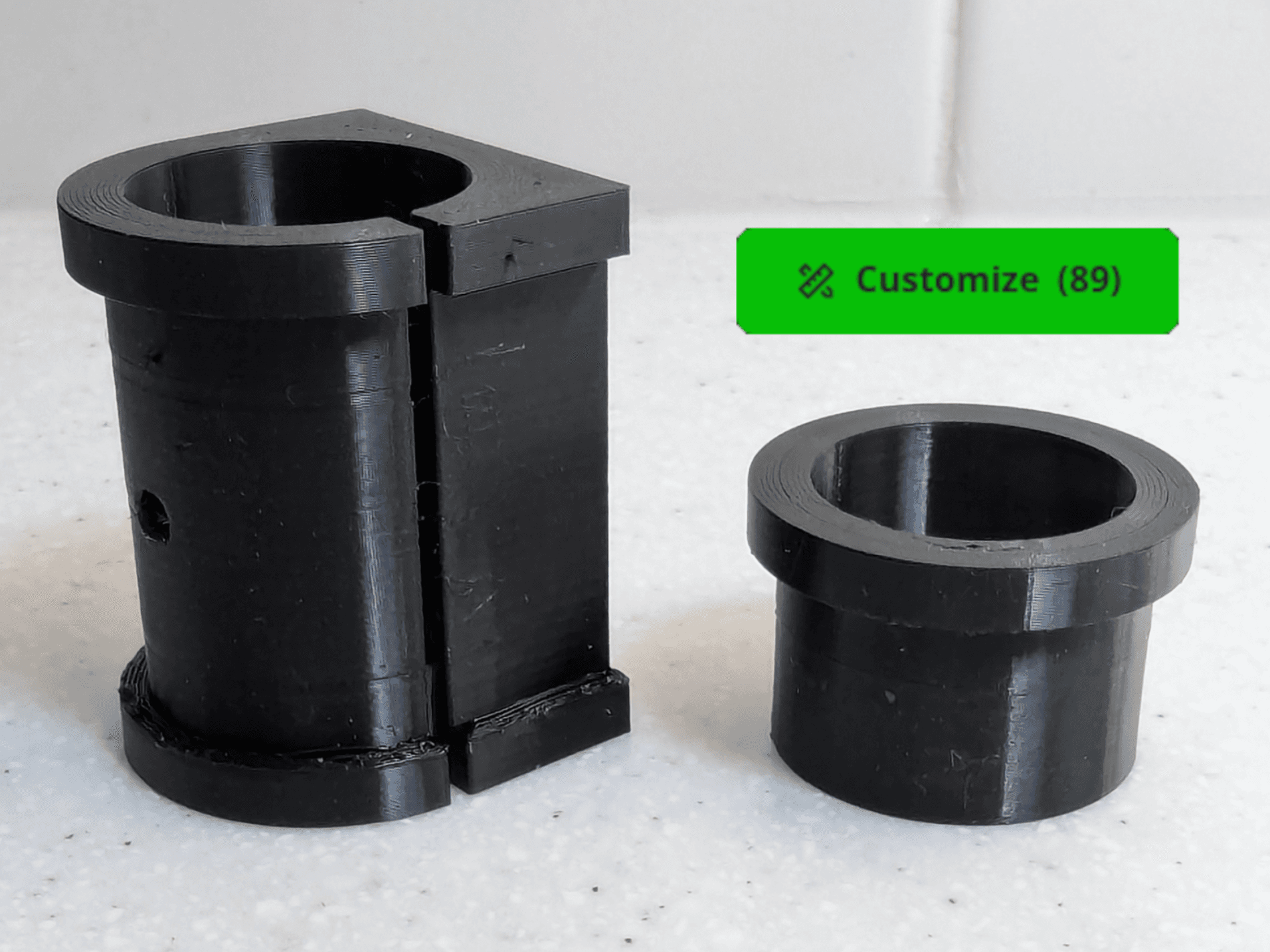 Fully Customizable Parameterized TPU Bushing 