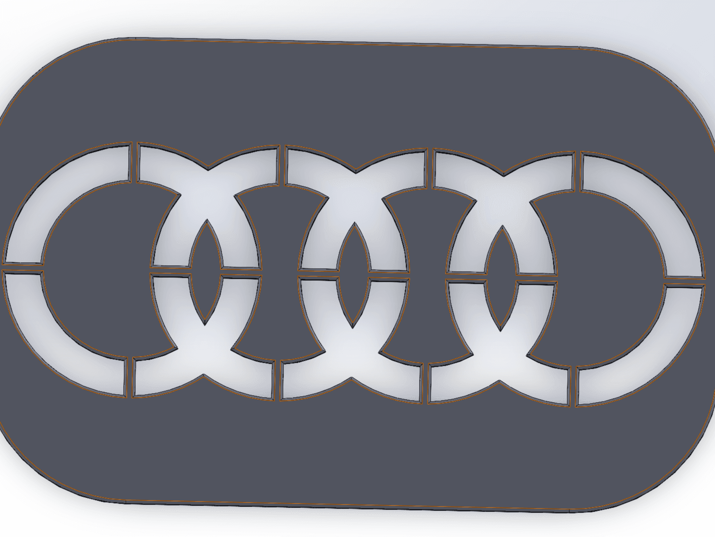 Detailing Valeting Carpet stencil Audi