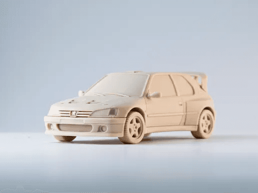 Peugeot 306 Maxi Turbo 3D Model Scale
