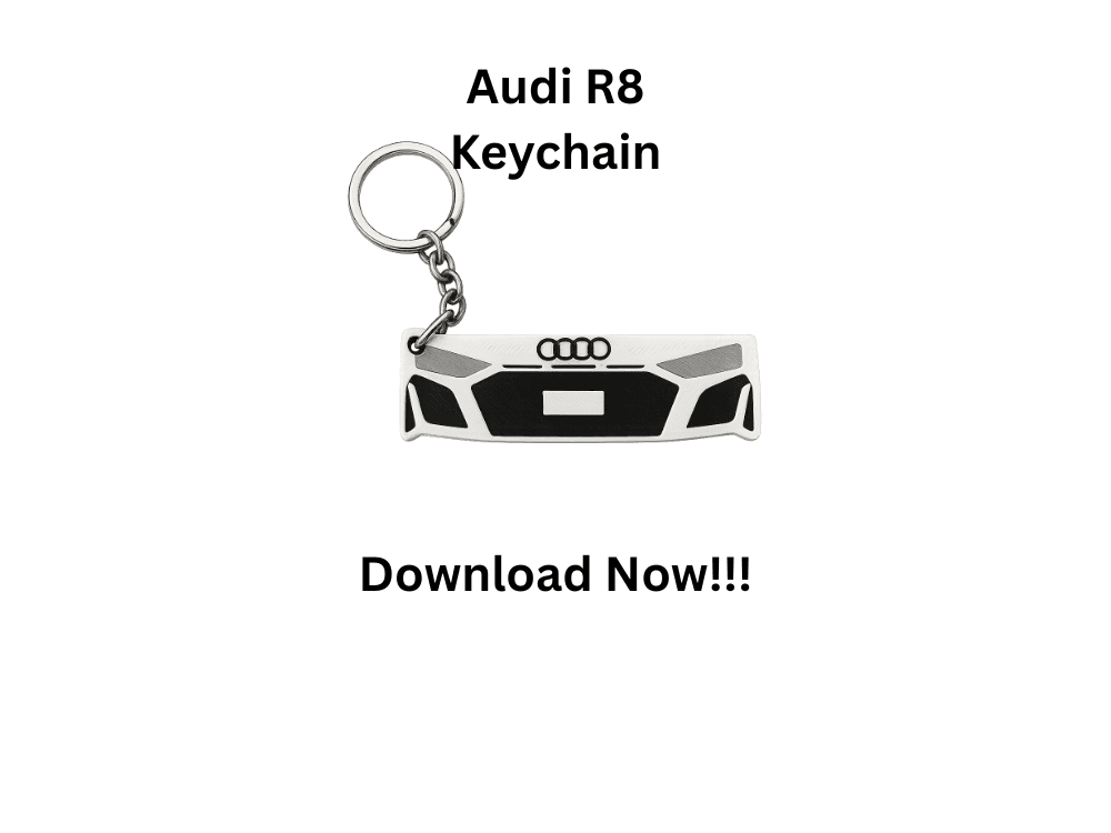 Audi R8 Keychain