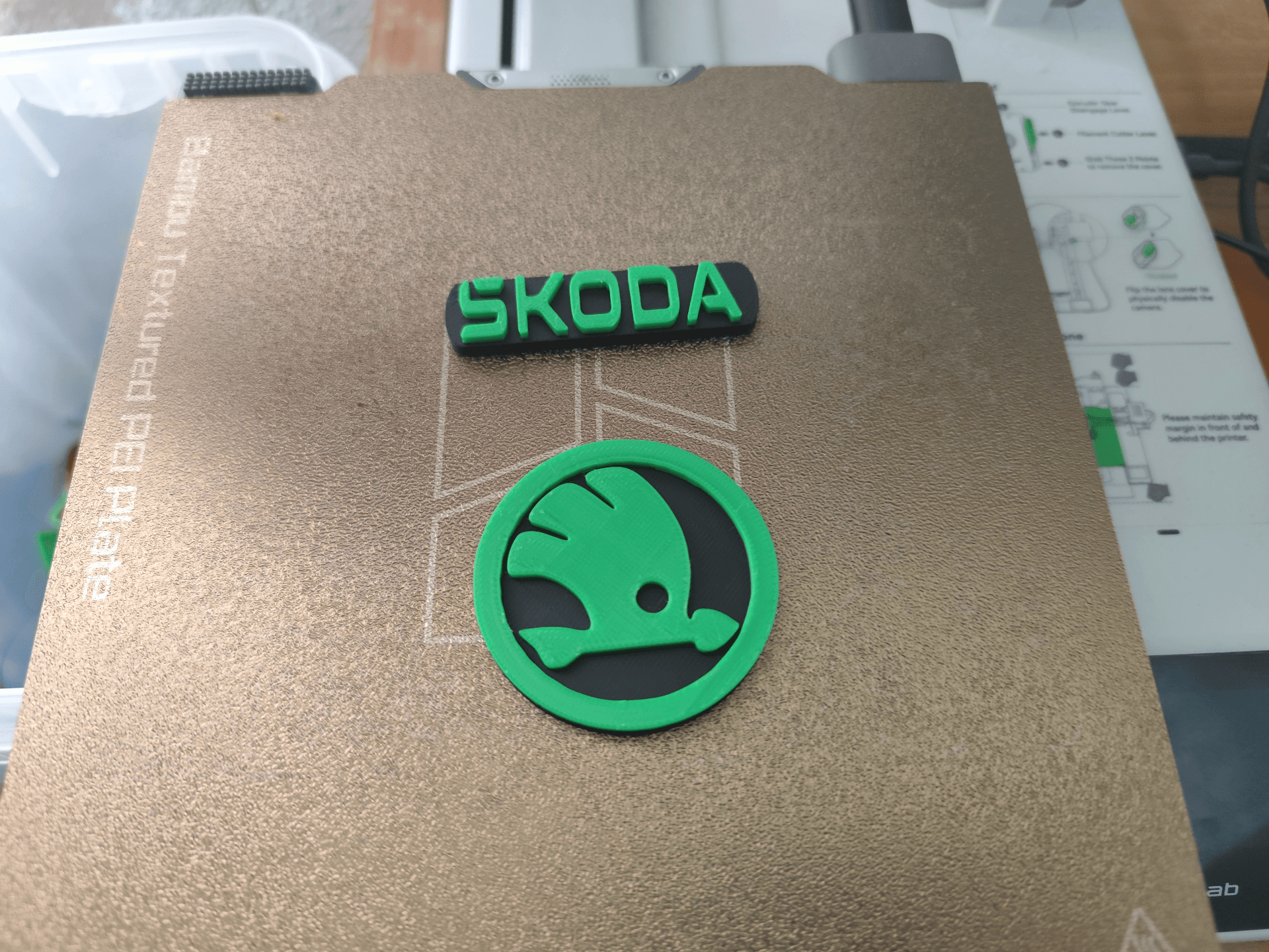 Iman nevera Logo Skoda / fridge magnet