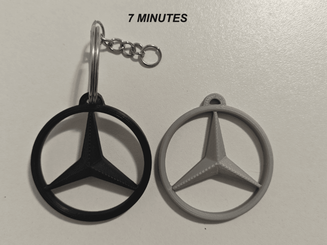 Logo Mercedes [7 MINUTI] Portachiavi - NO support