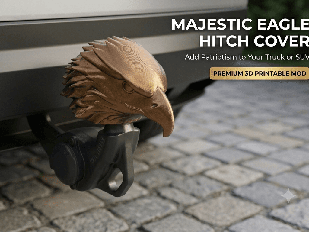 Majestic Eagle Tow Hitch Cover - SUV  Bumper