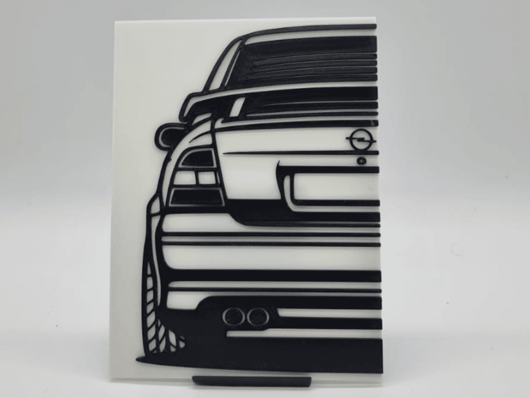 2D Wall Art Opel Vectra B i500