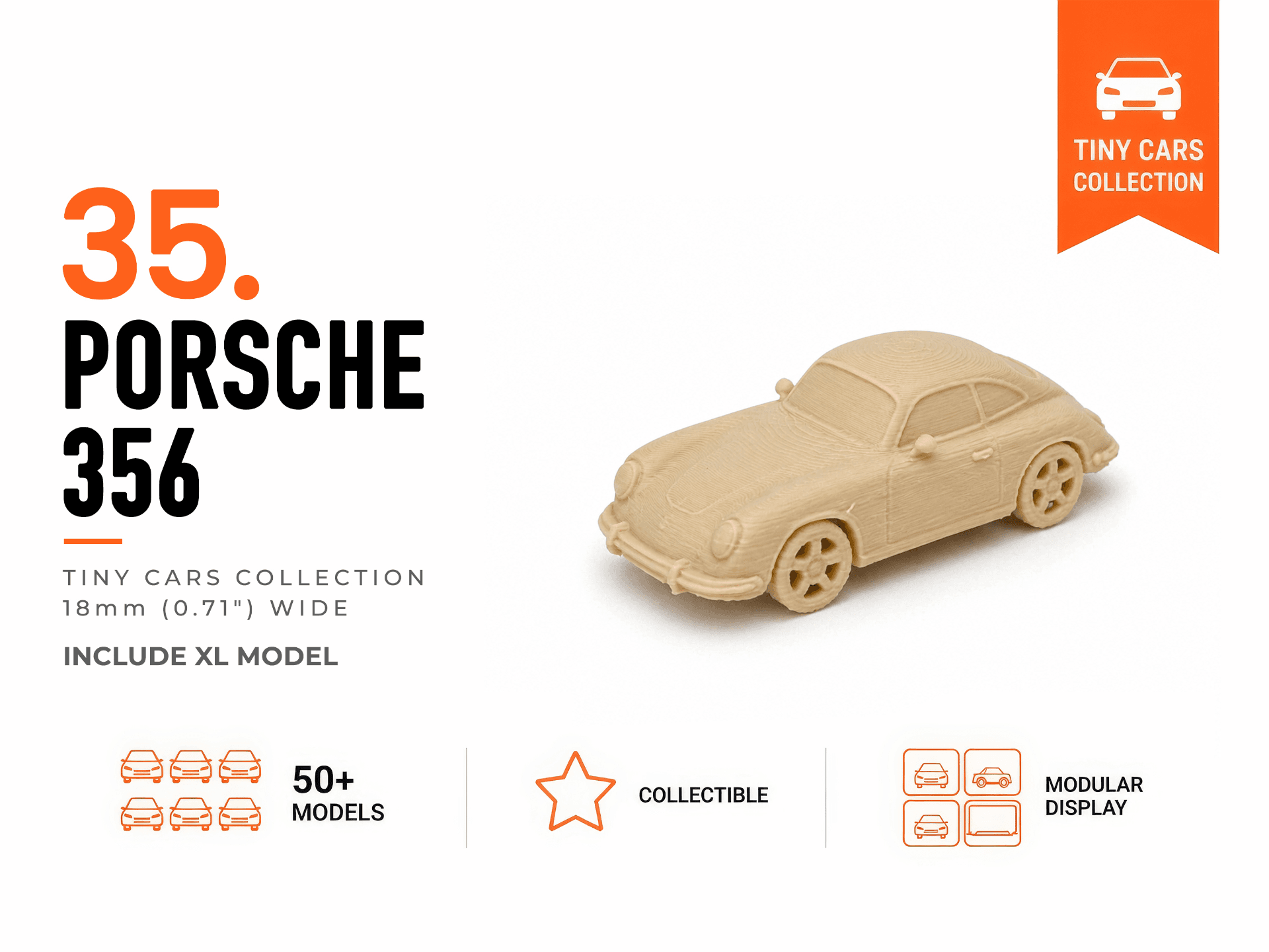 Tiny Porsche 356 - Mini Cars Series
