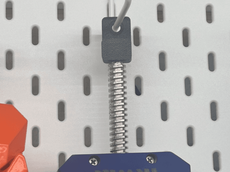 Corner Clamp Peg Board Mount