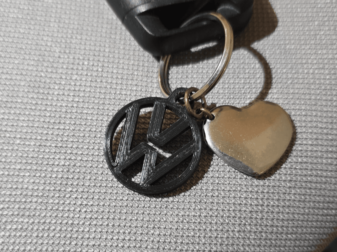 Hollow VolksWagen Keychain