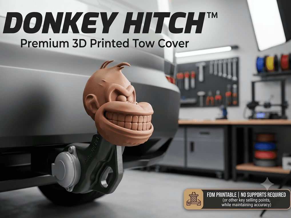 Donkey Hitch – Fun & Durable Tow Ball Cover