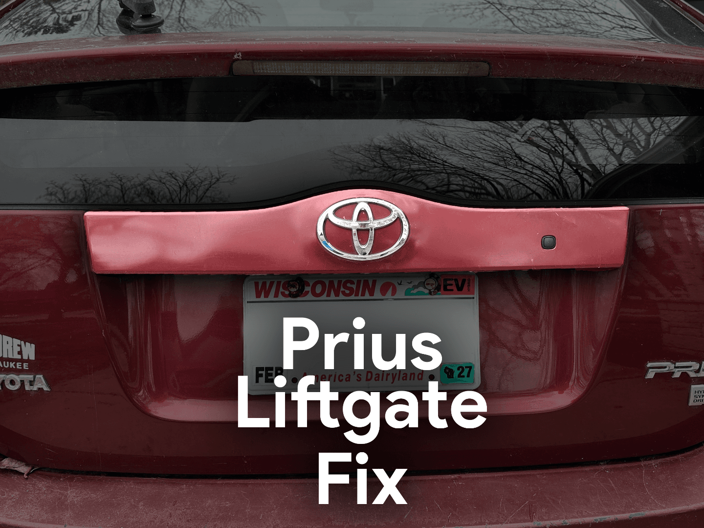 Toyota Prius Liftgate Handle Repair (2004-2009) 