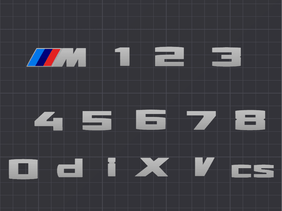 BMW M Emblems
