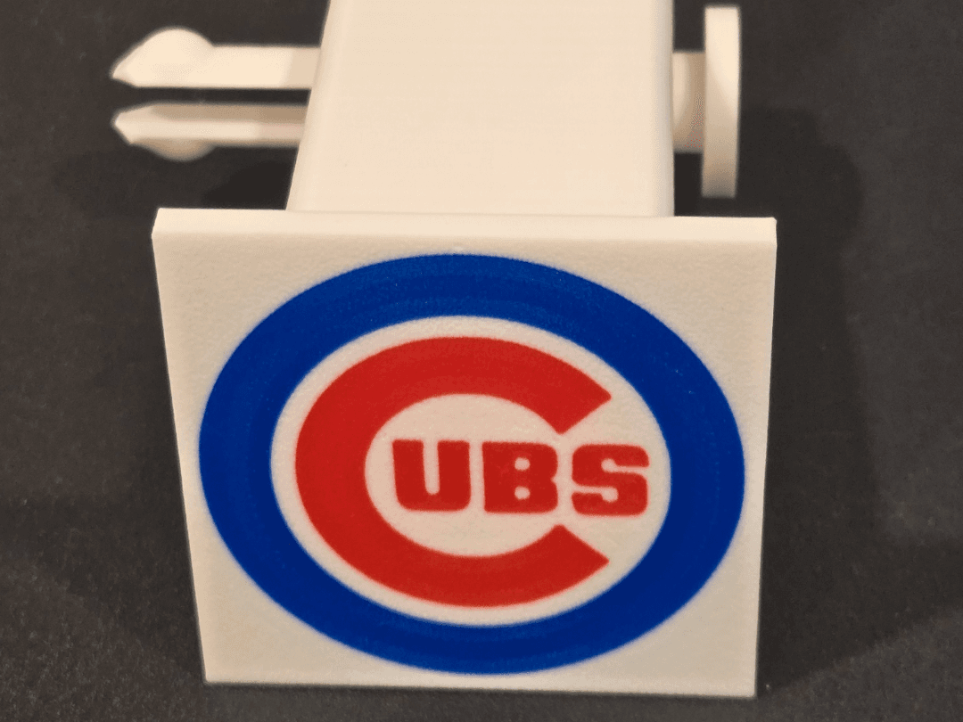 Chicago Cubs 2" hitch cover