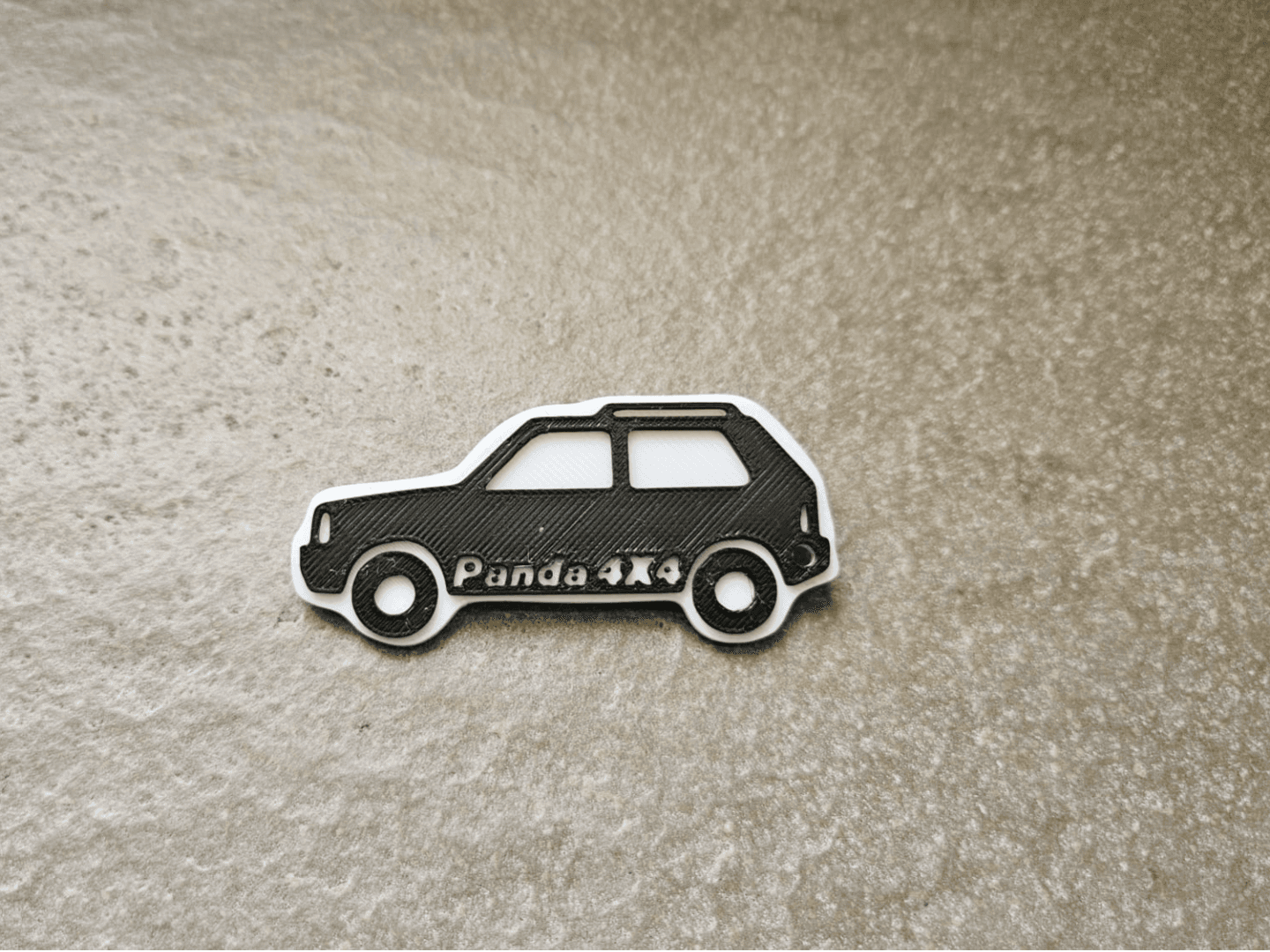 portachiavi Fiat Panda 4X4 senza AMS e con AMS