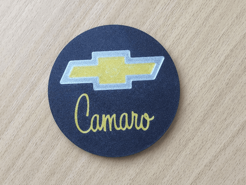 chevrolet camaro coasters 4x