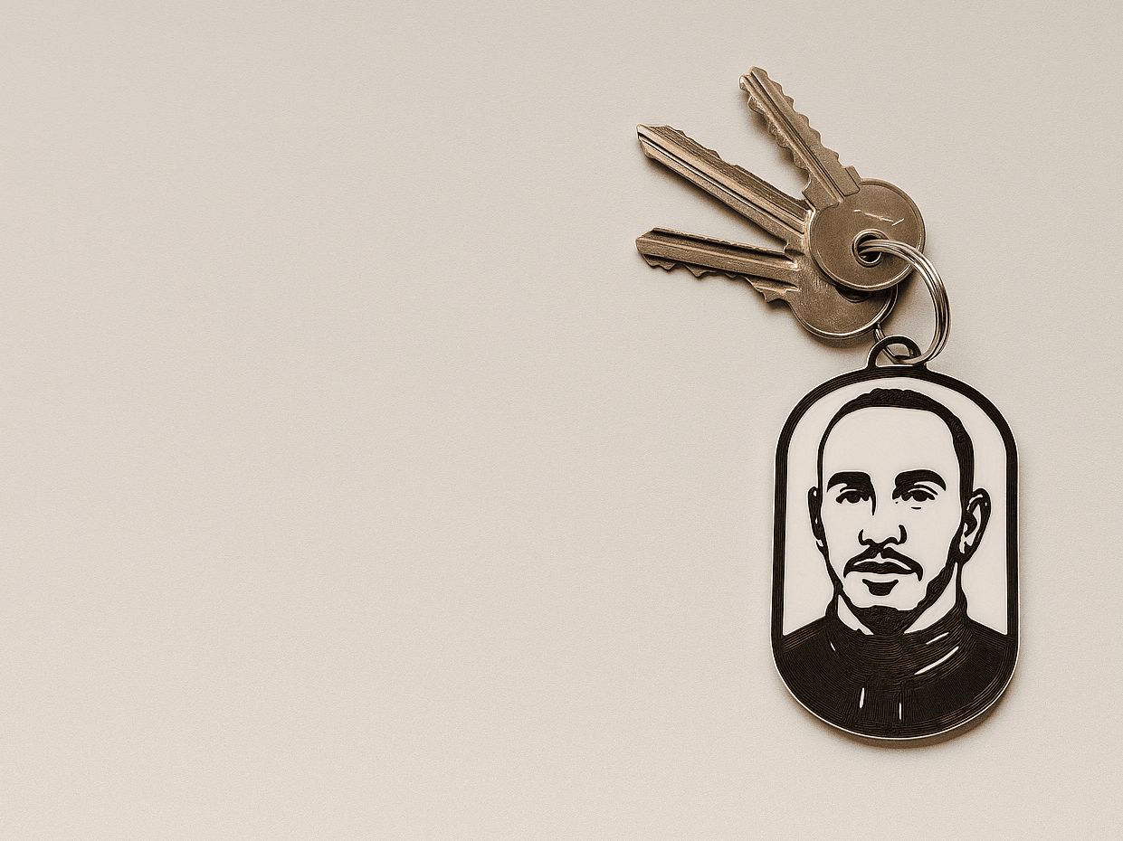 Lewis Hamilton keychain