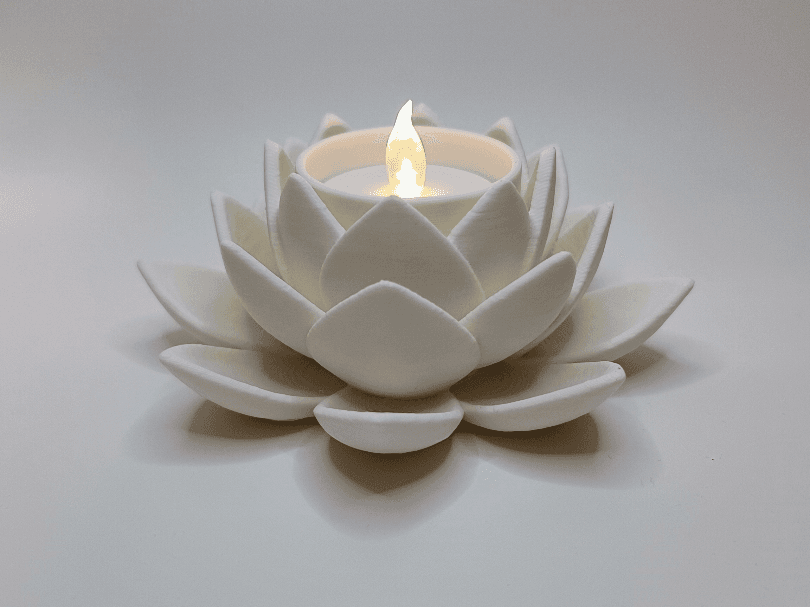 Lotuslicht "Bluetenflamme" fuer stille Momente