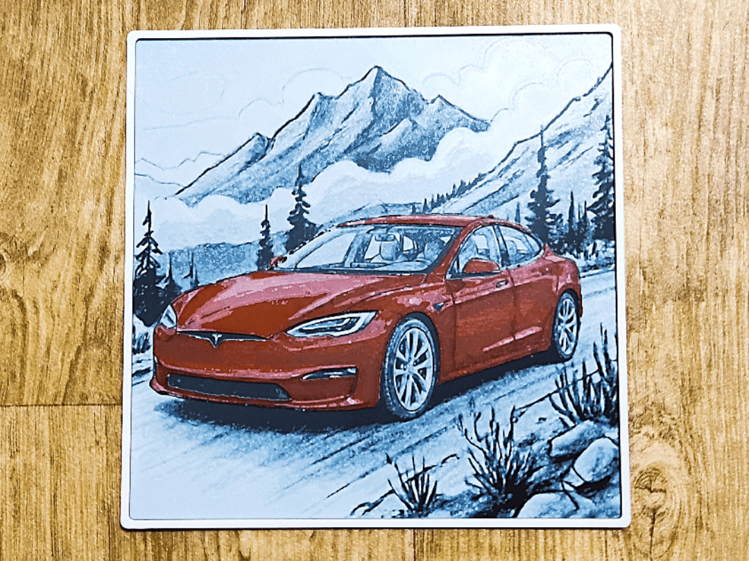 Tesla Model S - Hueforge