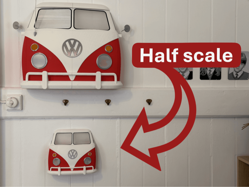 1963 Volkswagen Kombi front- end - HALF SCALE