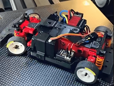 LHS RC MICRO-D 24R Chassis - Race Car