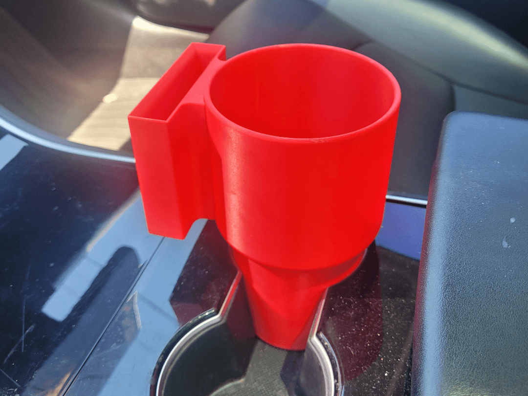 Large Cup Holder Adapter with Optional Phone Mount