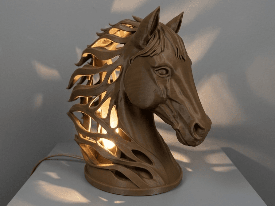 Dynamische Pferde-Lampe & LED Teelichthalter