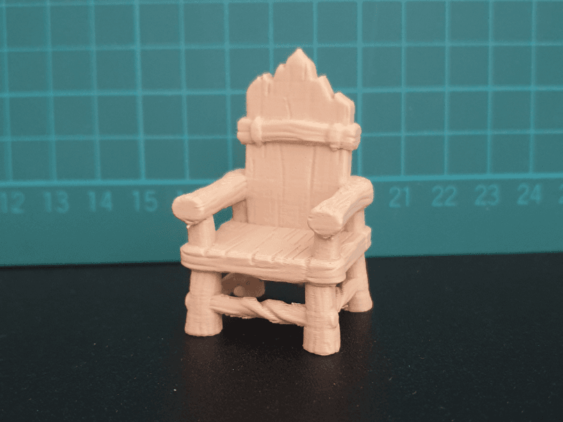 Wooden Chair Miniature Prop