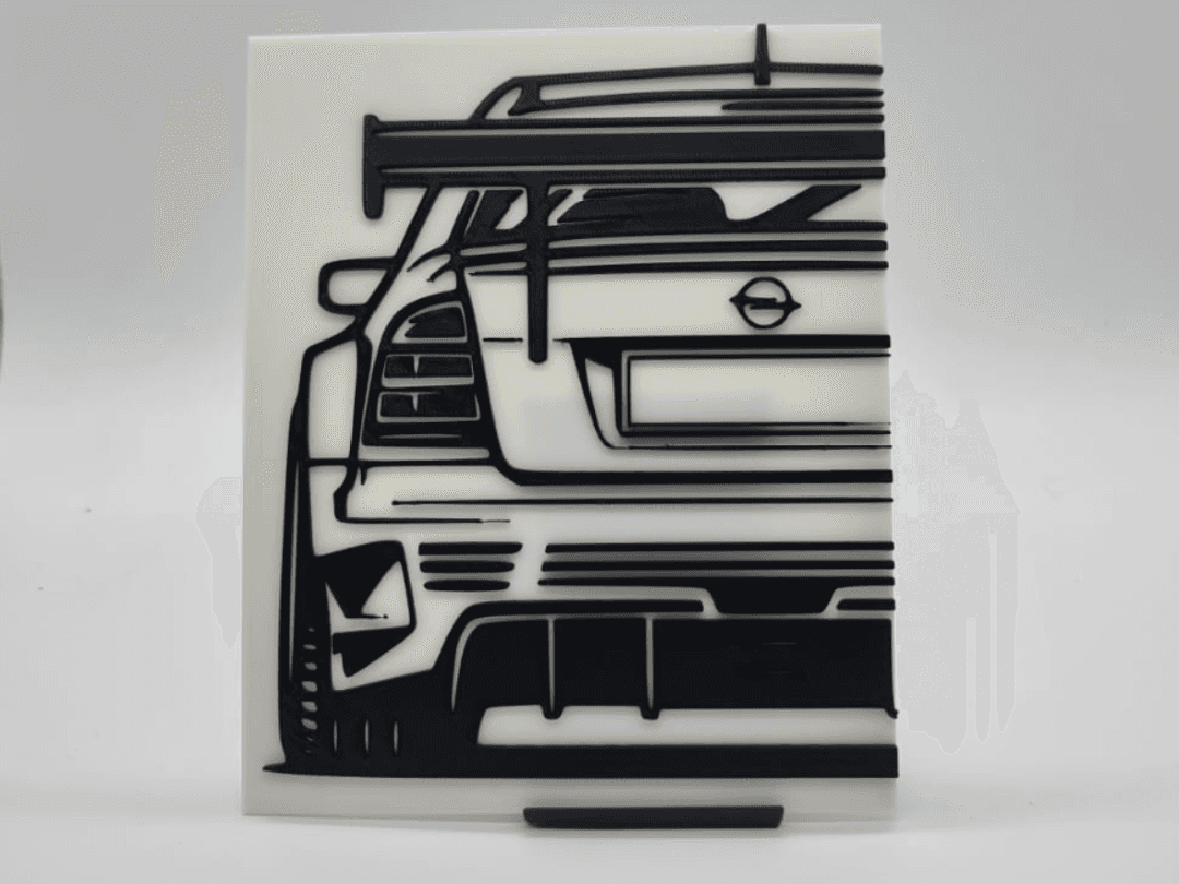 2D Wall Art Opel Astra G Coupe DTM Style