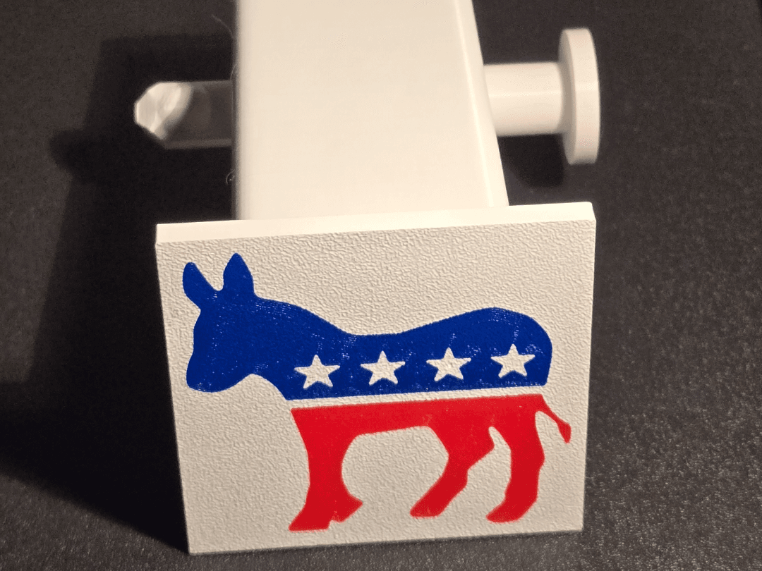 Democratic Party 2" hitch cover